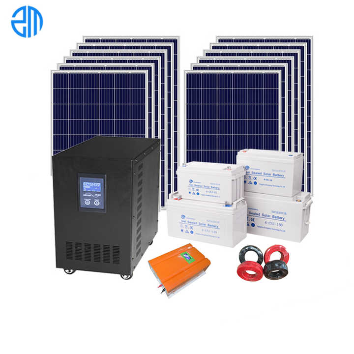 5kW Grade A Polycrystalline Solar Home Power System Off-Grid for Residential Use ZOOMAR SOLAR