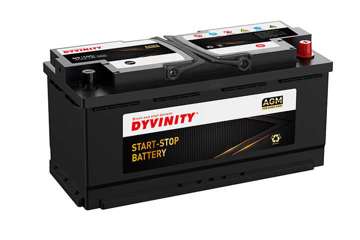 12V 92Ah AGM Auto Battery Start & Stop Car Battery for Japanese Cars MF Lead Acid 6-QTF-92 DYVINITY