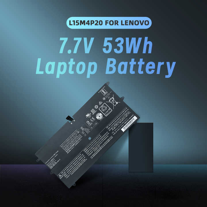 Laptop Battery L15M4P20 7.7V 53Wh Genuine Replacement for Lenovo YOGA 900S-12ISK Wintonic