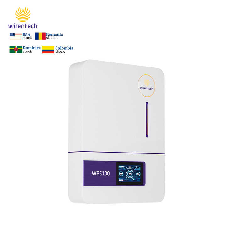 Off Grid Solar Energy System 5kW 51.2V LiFePO4 Battery for Home Power Storage Wirentech