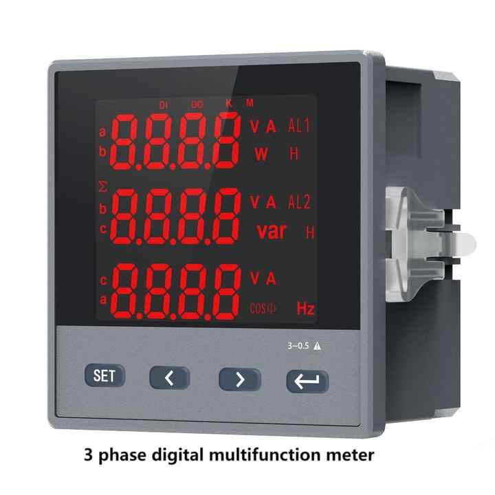 GEYA GY500-3E4 Three Phase Multi-Function Digital Programmable Smart Electric DC Energy Power Meter with RS485 AC 220V