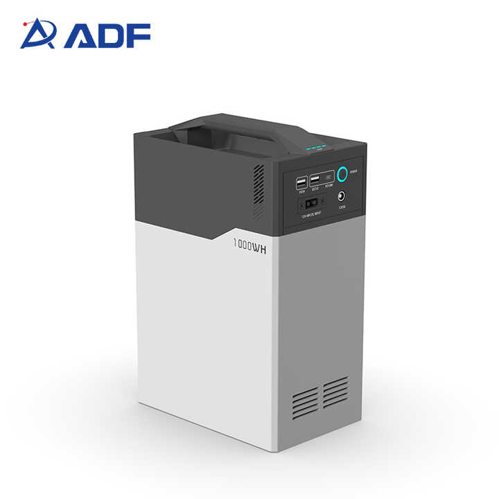 Mini Portable Power Station 1008Wh LiFePO4 Battery AC/DC Output Outdoor Indoor Use ADF