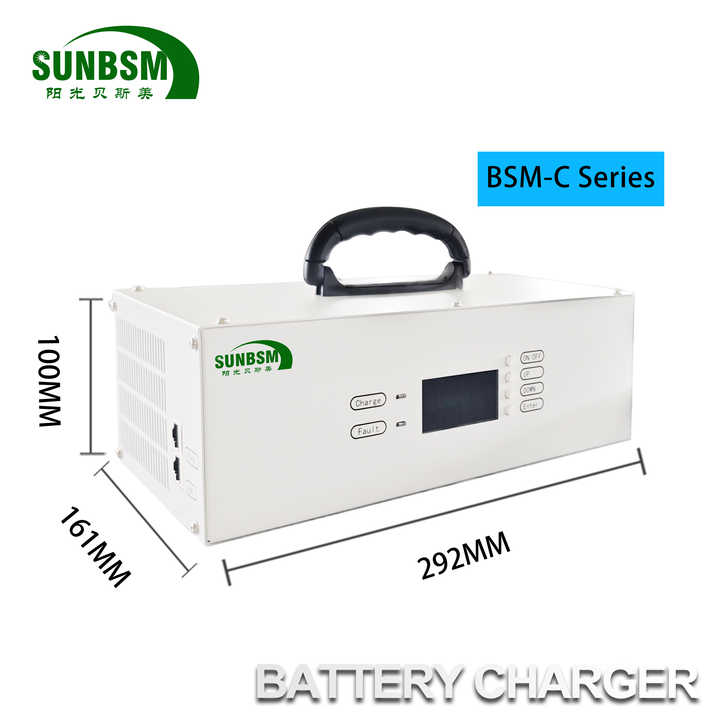 Auto Forklift Charger 68V 60A LiFePO4 Battery Fast Charging Power System for Industrial Electric Vehicles BSM