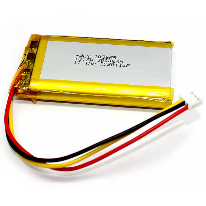 Rechargeable Lithium Polymer Battery 3.7V 2000mAh 3000mAh for Consumer Electronics and Home Appliances Wiliyoung