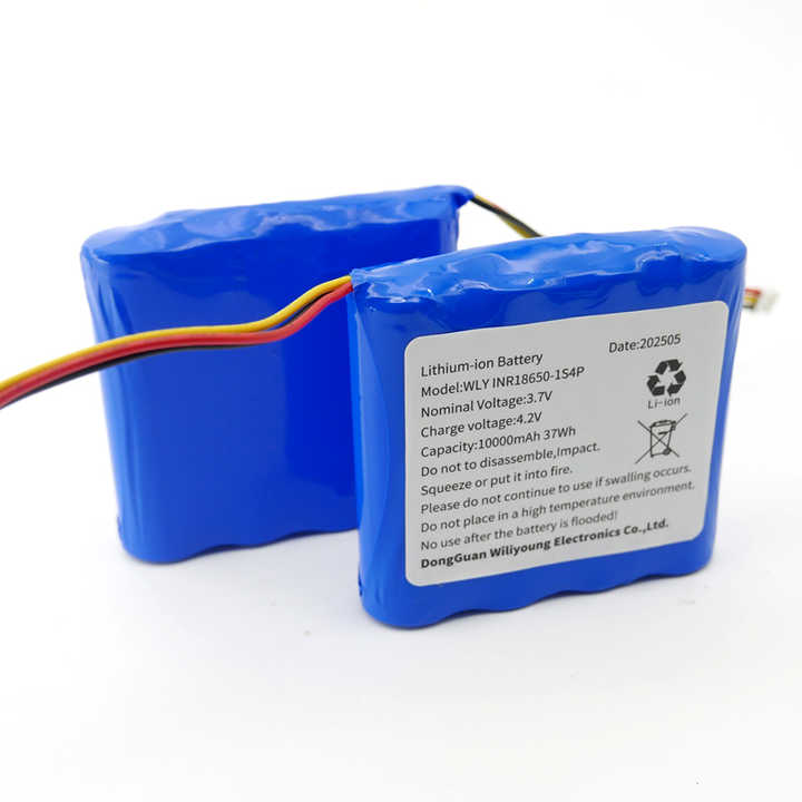 Rechargeable 18650 Battery Pack 1S4P 1S2P 12000mAh 10000mAh 8000mAh 6000mAh 5000mAh 4000mAh 3000mAh Customized Lithium Battery High-Capacity Long Cycle Life for Power Tools Electric Vehicles and Energy Storage Systems Wiliyoung(WLY)