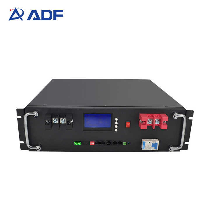 Lithium Lifepo4 Solar Energy Storage Battery 100kWh 51.2V Off Grid Hybrid Grid System Stackable Rack-Mounted ADF