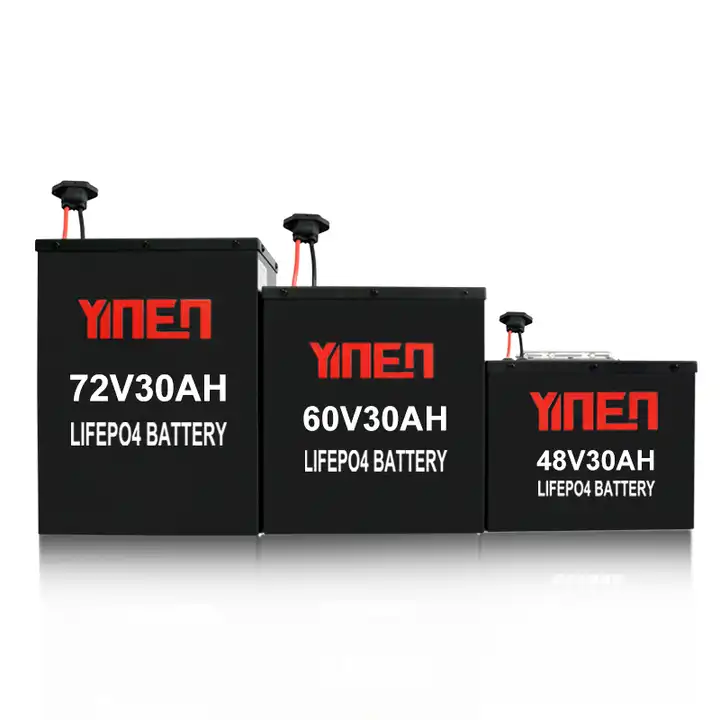 48V 60V 72V 30AH 60AH Lithium Ion LiFePO4 Battery Pack for Electric Vehicle Tricycle Car