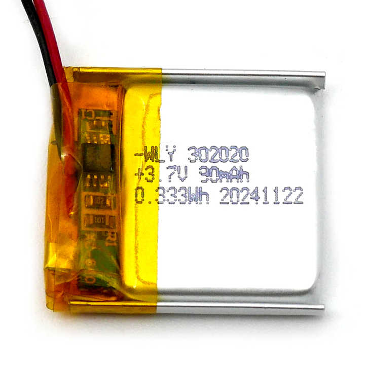 Mini Rechargeable Wearable Lithium Polymer Battery 302020 90mAh 100mAh 120mAh 150mAh for Consumer Electronics and Home Appliances Wiliyoung