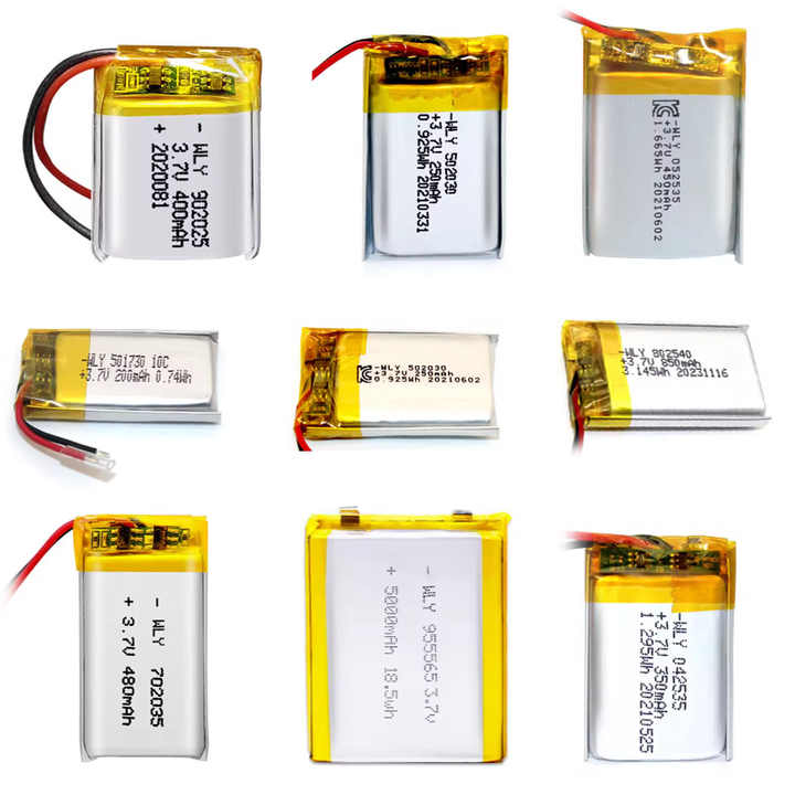 Rechargeable Lithium Polymer Battery 3.7V 2000mAh 3000mAh for Consumer Electronics and Home Appliances Wiliyoung