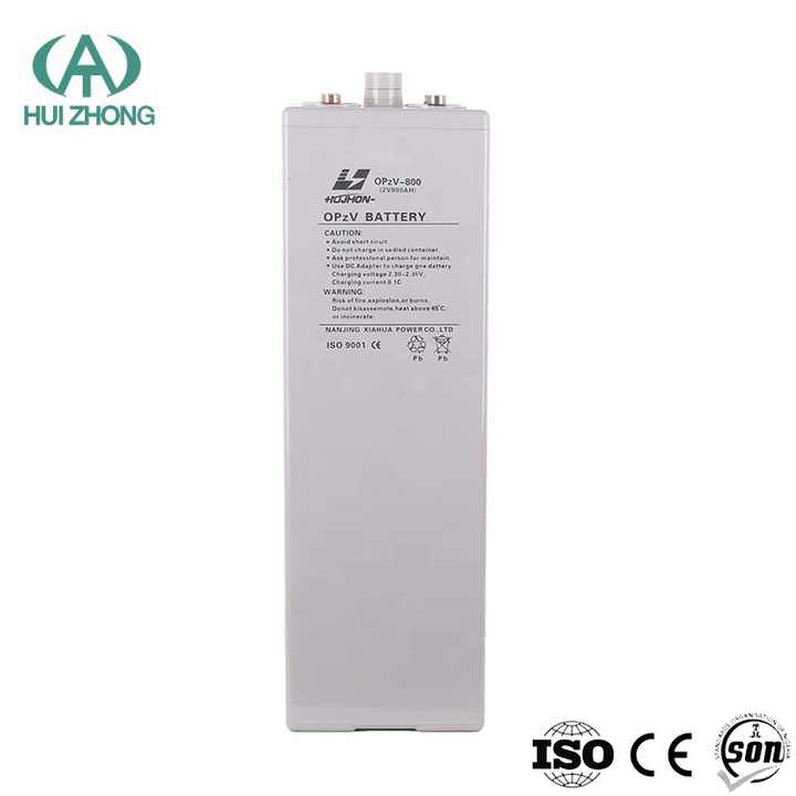 HIZN OPZV 2V 800AH Long Cycle Life Free Maintenance Lead Acid Battery for Solar Energy Storage and UPS Systems