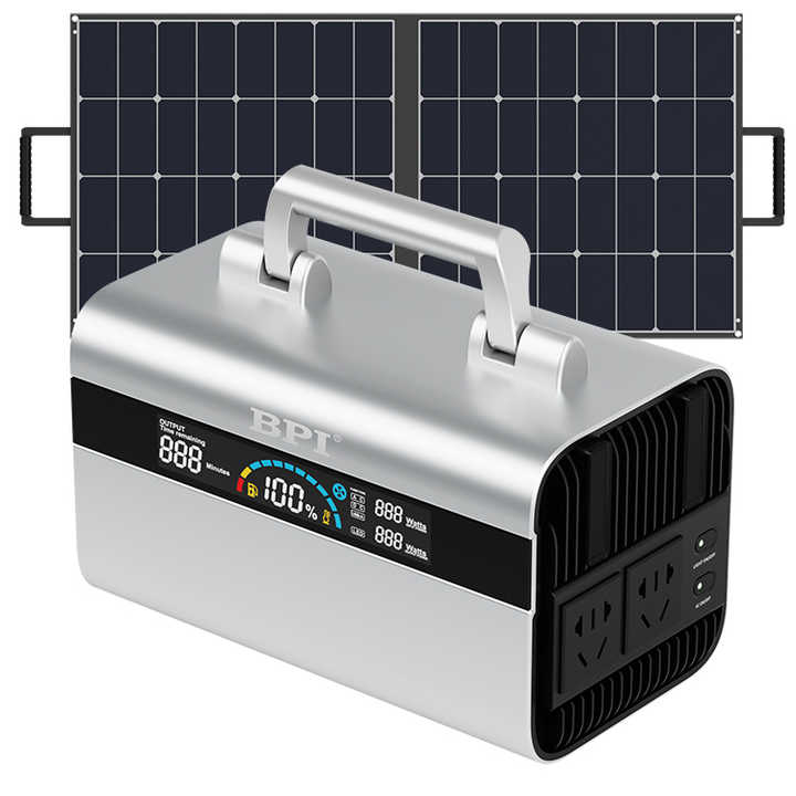 Portable Power Station 1000W LiFePO4 Battery Solar Generator for Emergency Backup with MPPT Controller BPI