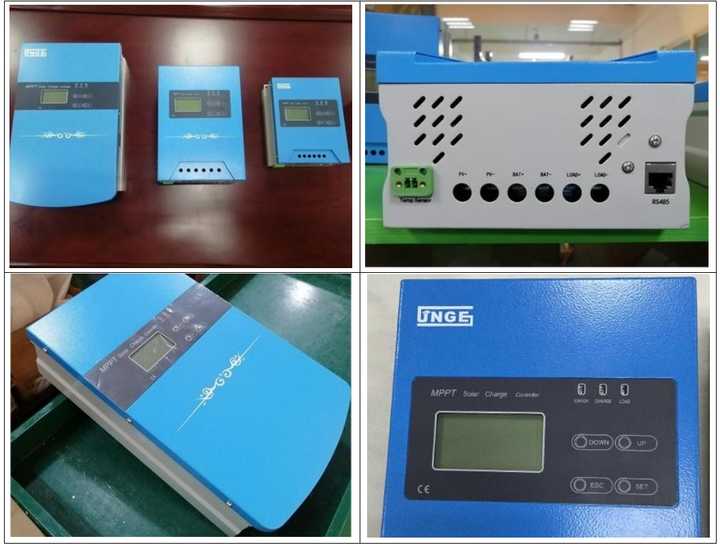 MPPT Solar Controller 60A 12/24/48V Auto Voltage Tracking Charger for Solar Energy Systems JNGE