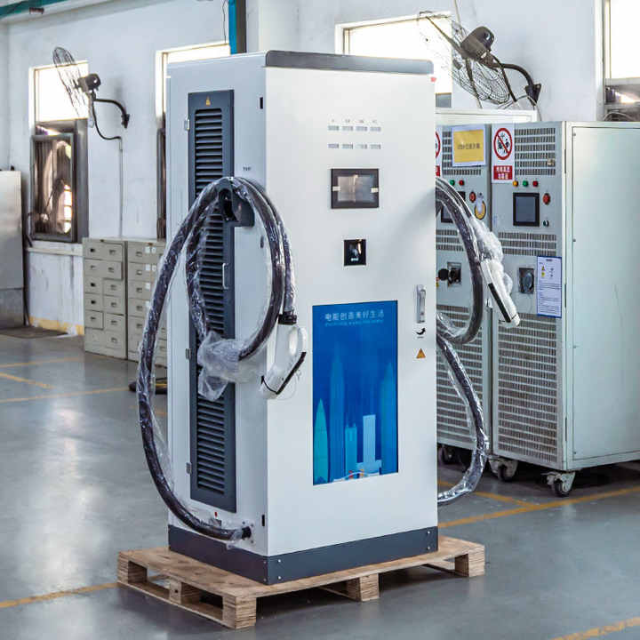 DC EV Charger 30-120kW CCS2/Chademo Fast Charging Station for Electric Vehicles Hongjiali