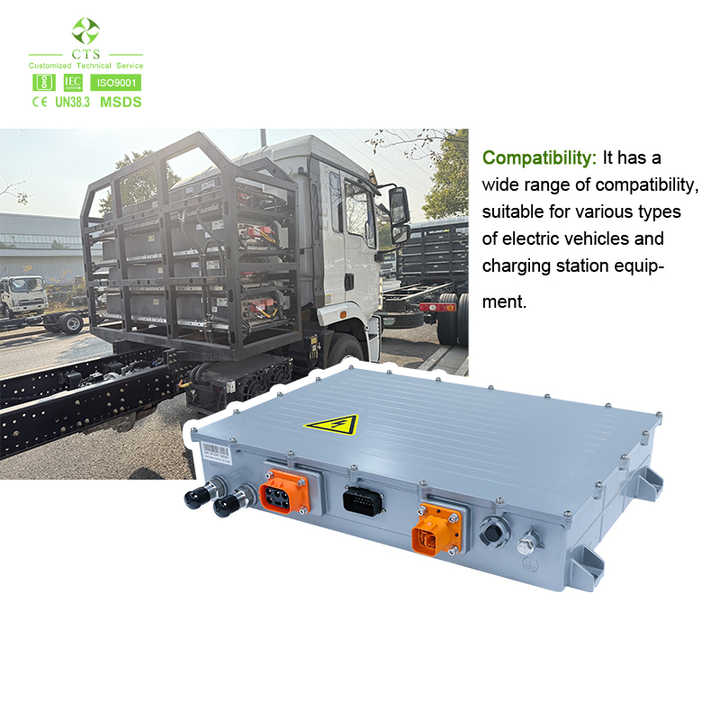 On Board Charger (OBC) 3.3kW 6.6kW 11kW 20kW 48V-600V High Efficiency IP67 Waterproof for EV Truck Boat Marine CTS Battery