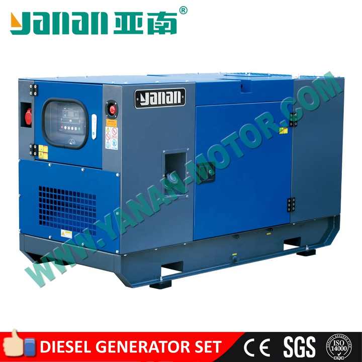 High Quality 30kVA 50kVA 100kVA 150kVA 400kVA 1000kVA Electric Silent Diesel Generator Set 25kW 30kW 100kW 20 50 KVA for Industrial and Commercial Power Supply Yanan