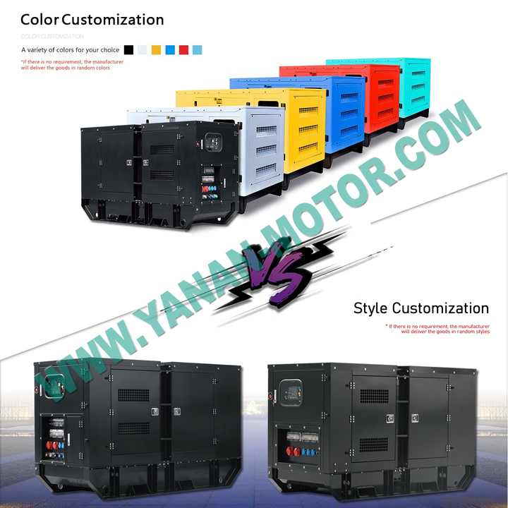 Diesel Generator 100KW Silent Type 60HZ for Power Supply Yanan