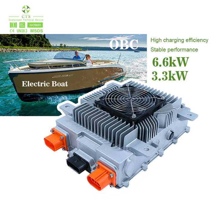 On-Board Charger (OBC) 3.3kW 6.6kW 11kW 20kW 48V to 600V Waterproof IP67 Li-ion Charger for Electric Vehicles CTS Battery