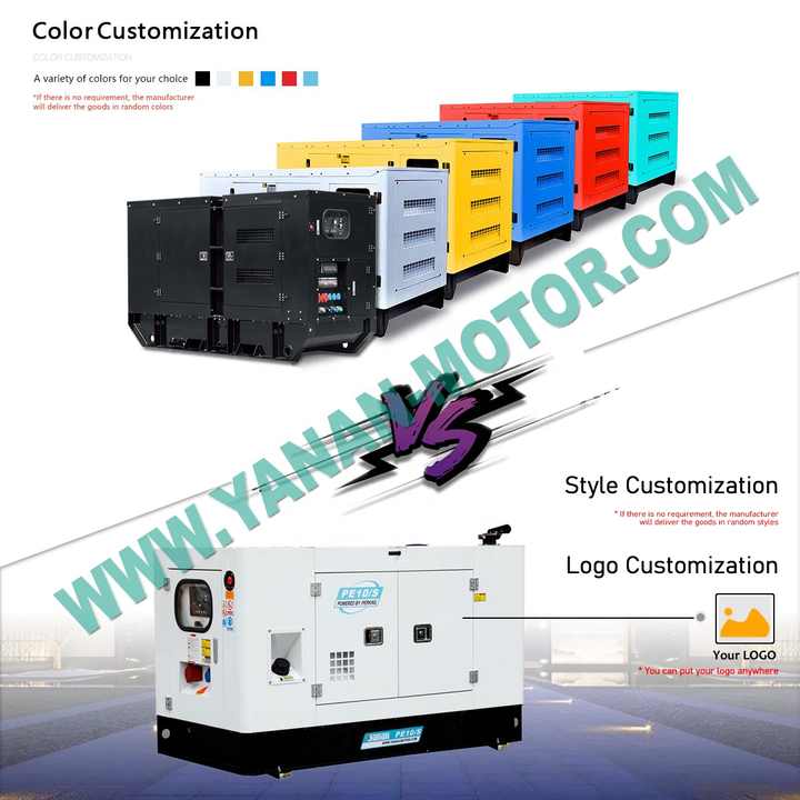 Diesel Generator 100KW Silent Type 50/60Hz for Power Backup and Industrial Use Yanan