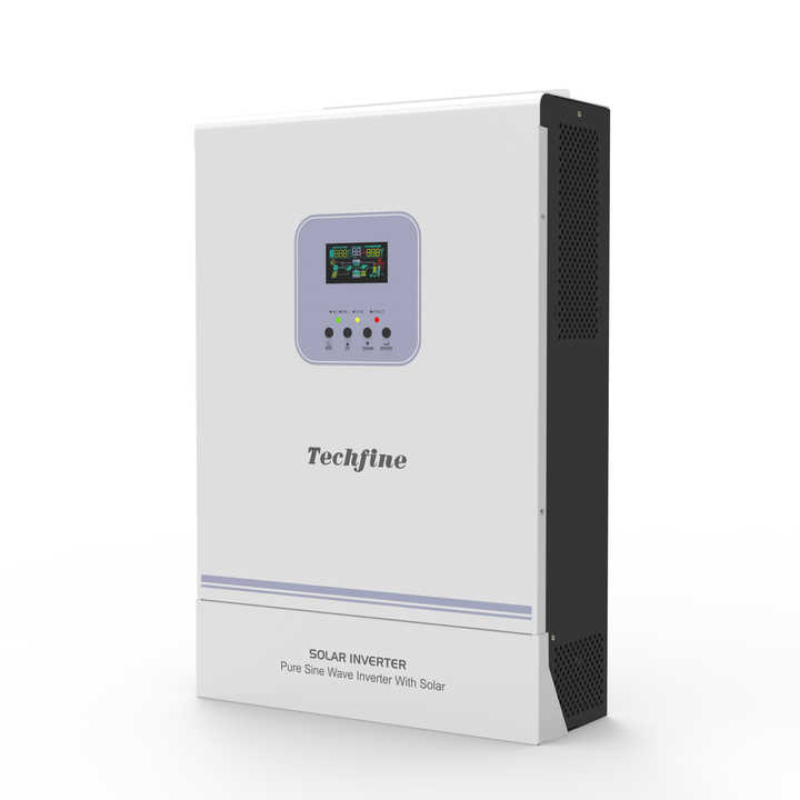 Low Frequency Hybrid Eco Inverter 5kW Single Phase 48V 5kW 8kW 10kW Pure Sine Wave Off-Grid Solar Power System Techfine