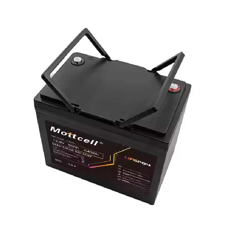 12.8V 100Ah LiFePO4 Battery Cell Deep Cycle Rechargeable for Solar Energy Storage Systems Mottcell