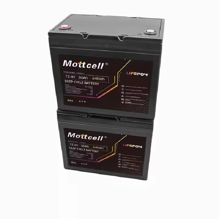 12.8V 100Ah LiFePO4 Battery Cell Deep Cycle Rechargeable for Solar Energy Storage Systems Mottcell