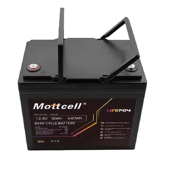 LiFePO4 Battery 12.8V 100Ah Deep Cycle Rechargeable for Solar Energy Storage Systems Mottcell