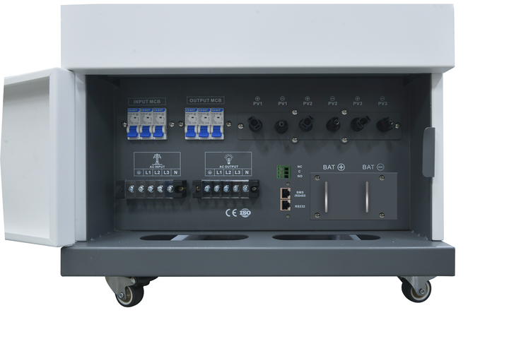 Solar Inverter Hybrid 15kW 3x380VAC Split Phase Inverter for Solar Energy Storage Systems with 98% Efficiency and 500Vdc Max PV Input Techfine
