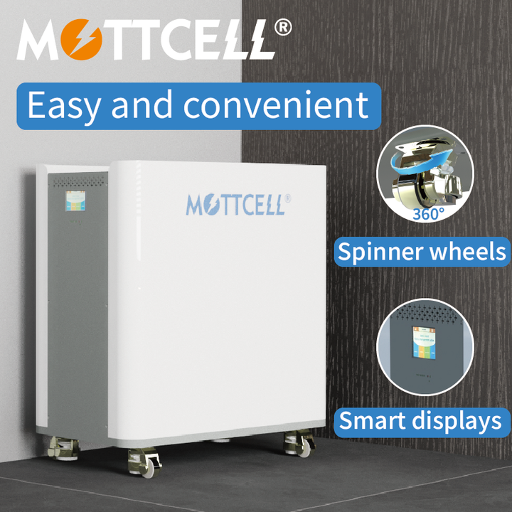 30kwh Battery for Energy Storage Home Solar Power System Lithium Energy Storage with 30000Wh Capacity Mottcell