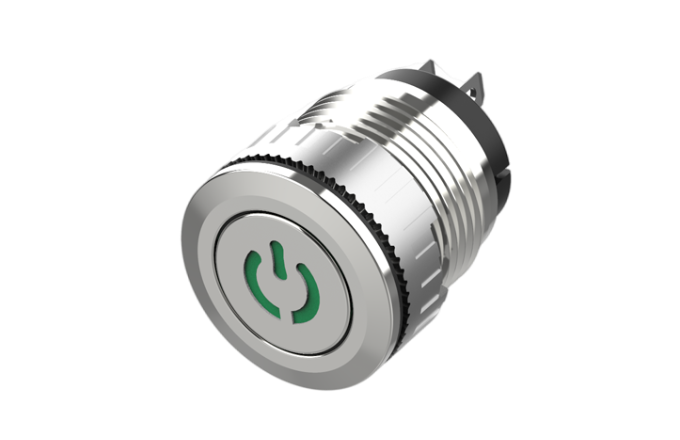 TS6A Series Push-Button (φ16) Stainless Steel IP67 Panel Mount for Compact Industrial Applications