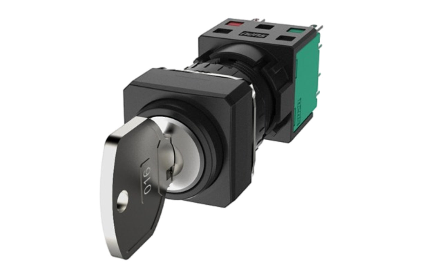 Key Switch (TS6 Series) IP65 Protection 500000 Cycles Mechanical Endurance for Energy Storage Systems