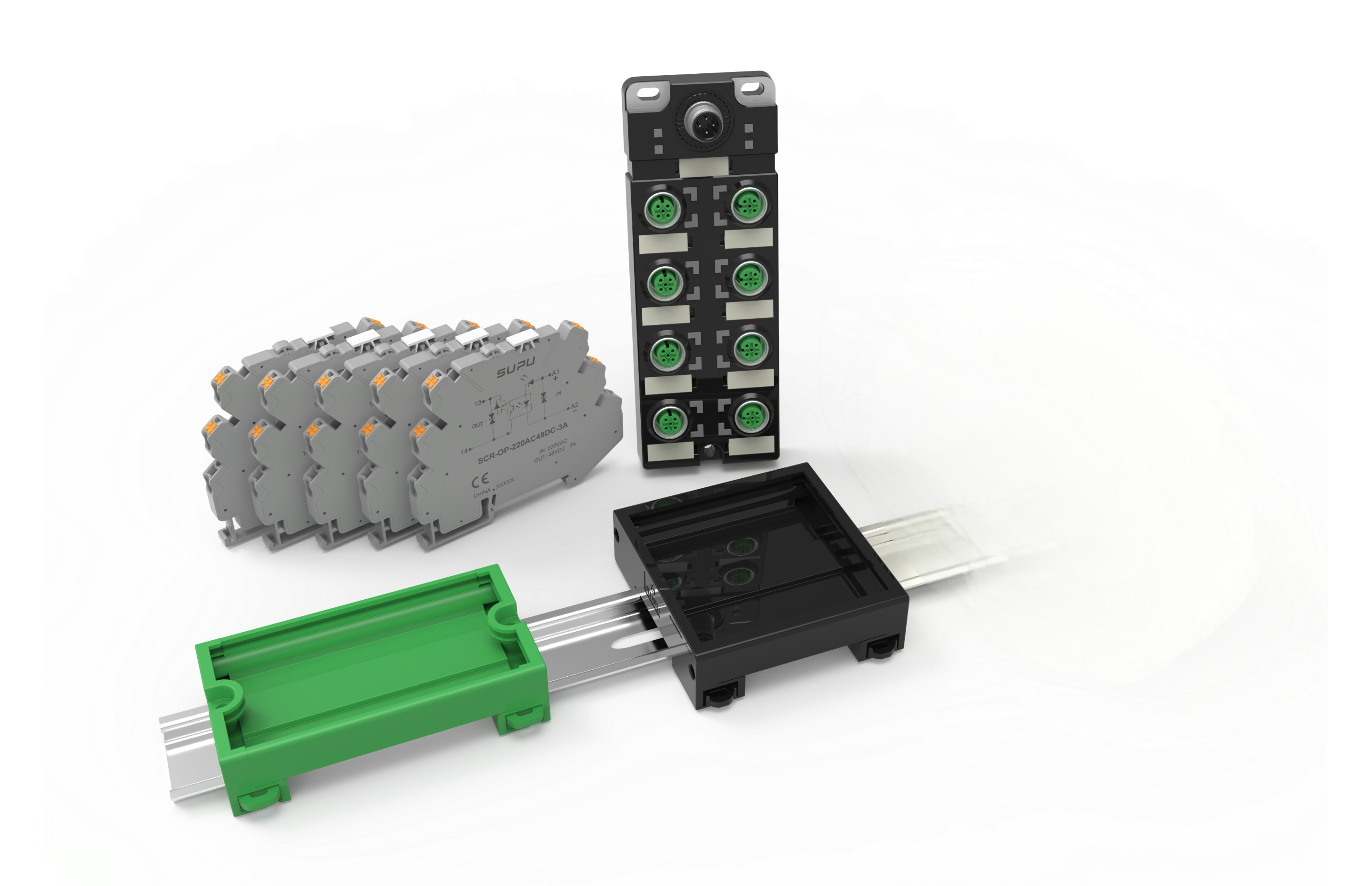 Electronic Housing Push-in Spring Wiring Compact Enclosure for PCB 42-108mm Industrial Automation IP67 Rated SUPU