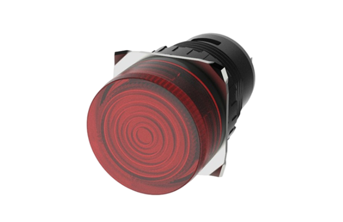 TS6 Series Indicator Light (φ 16) LED 16mm Panel Mount IP67 Long Life Low Energy Consumption for Industrial Equipment Control Panels