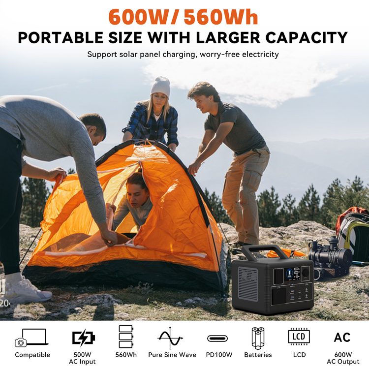 PORTABLE POWER STATION-FP600