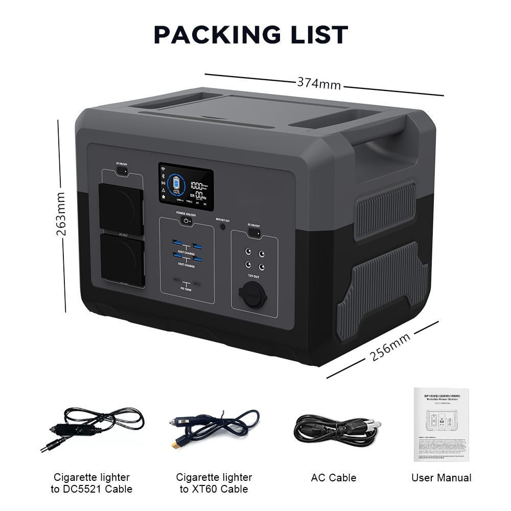 PORTABLE POWER STATION TD1200