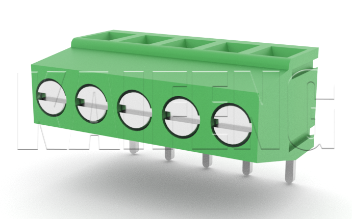 PCB Terminal Block KF128R(H:13.9)-5.08mm 300V 10A 20mΩ For Energy Storage Systems and Battery Equipment