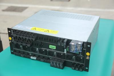 Telecom Power System Outdoor Cabinet 2200x750x750mm IP55 RAL7035 with DC Inverter AC Input Lithium Battery Backup 48V/100Ah for 5G Base Station ZTT