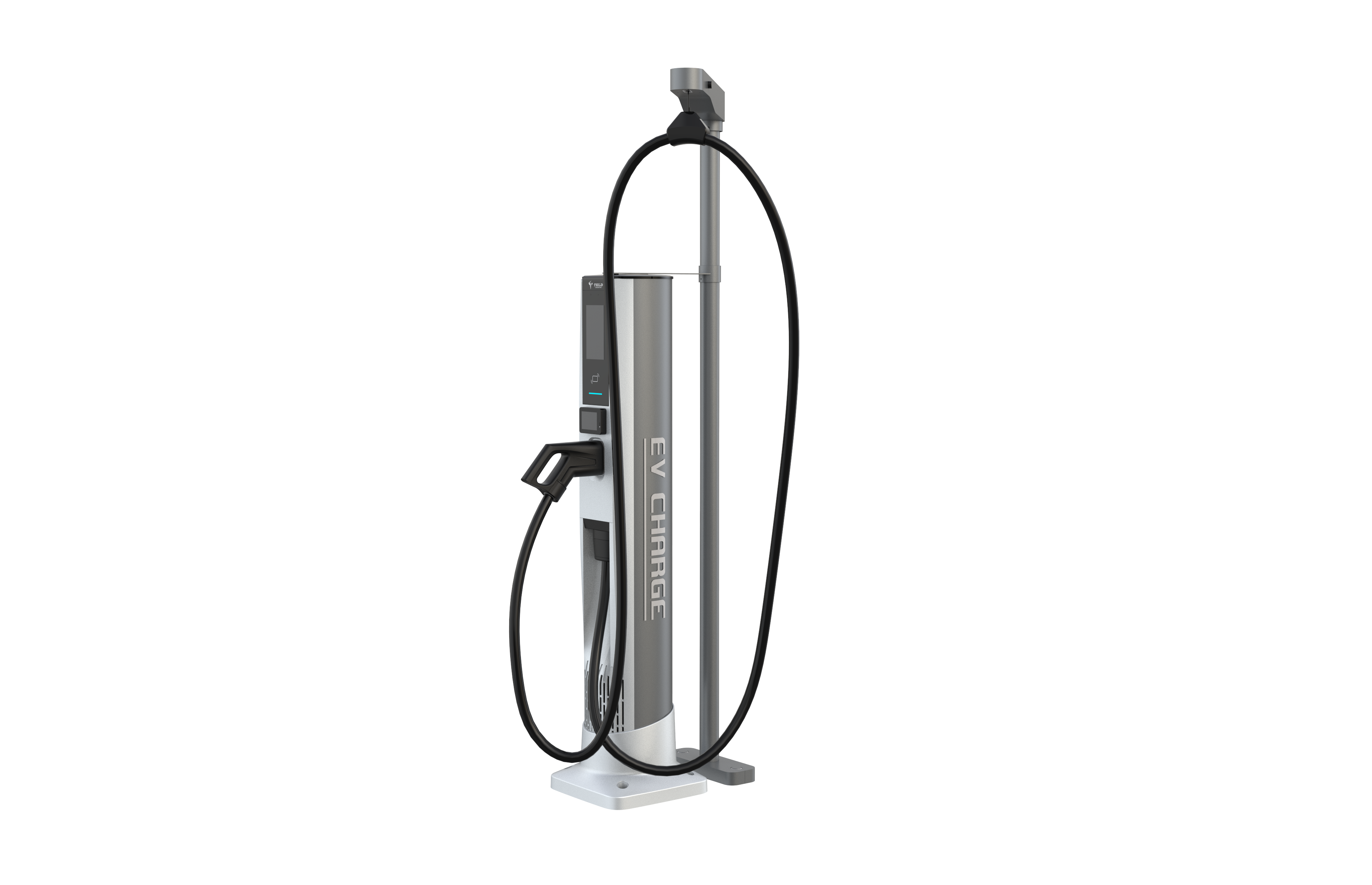 Single-Connector Charging Dispenser DC Fast Charging Station for Electric Vehicles CCS2 200-1000V 200A (Customizable 350A) CE Certified