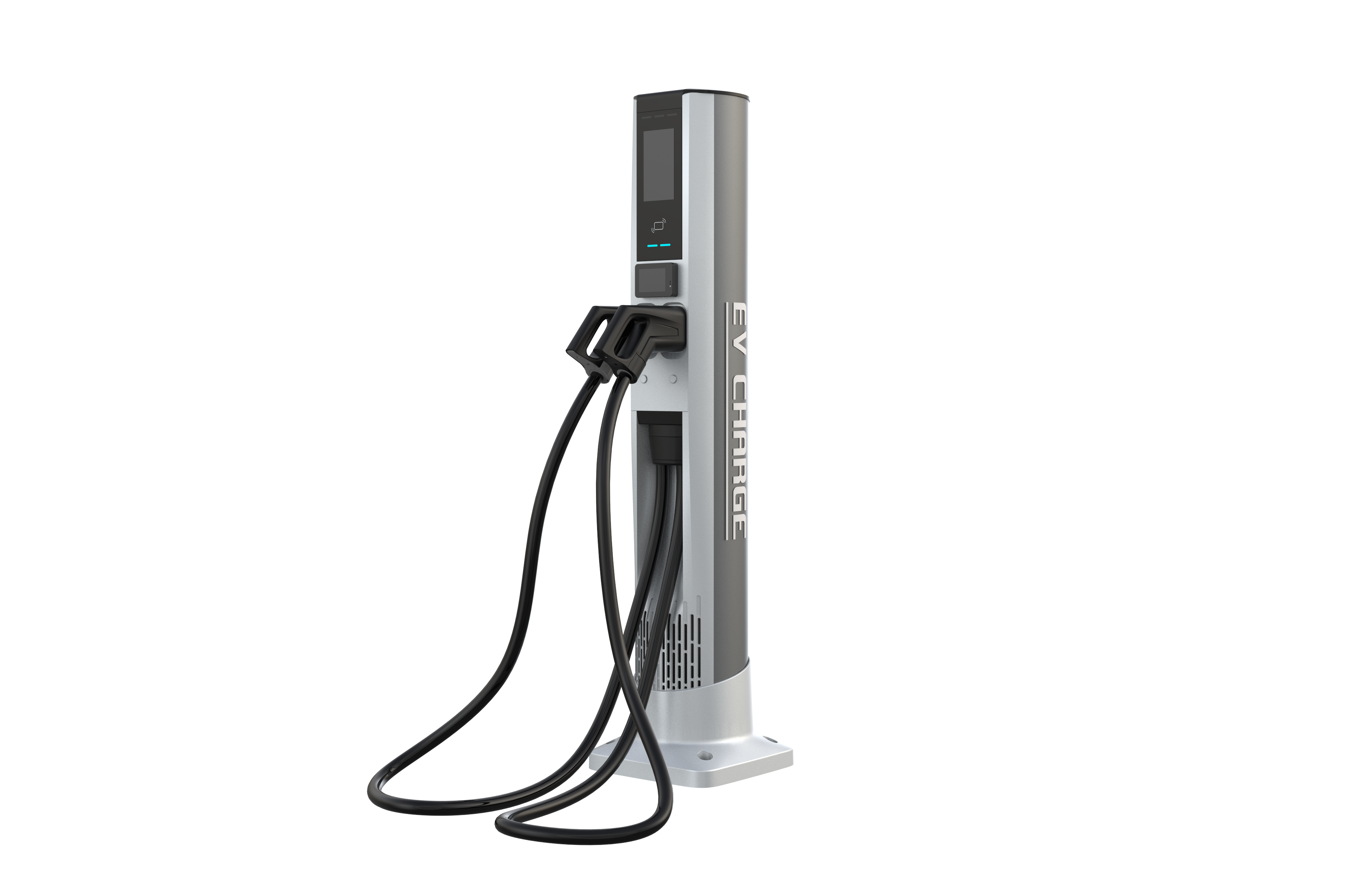 Dual-Connector Charging Dispenser 200A 50Vdc-1000Vdc Fast EV Charger for Public Taxi and Logistics Fleet Stations