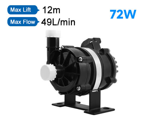 12V/24V New Energy Car Pump P8008 High Efficiency Automotive Cooling Circulation Pump with Dry Running Protection for Battery and HVAC Systems