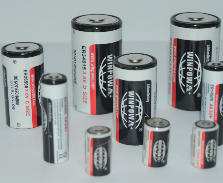 1/2 AA Size ER14250 3.6V 1200mAh Lithium Primary Battery 10 Years Life Time Battery for Electricity Meter