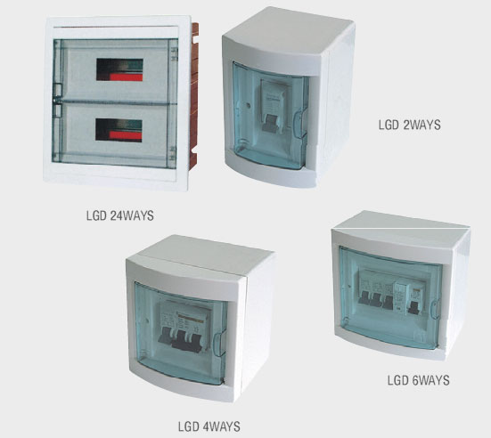 LGD Series Distribution Box Impact Proof Engineering Plastics Transparent Cover for Circuit Protection in Energy Storage Systems