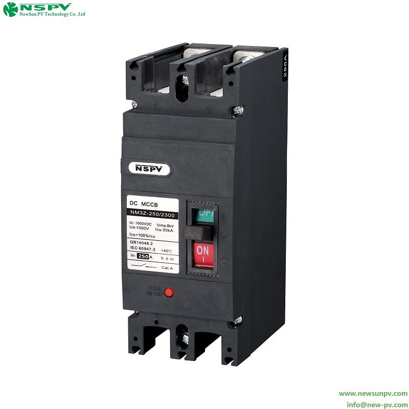 Solar MCCB High Breaking Capacity Circuit Breaker for Overload and Short Circuit Protection in Solar Systems