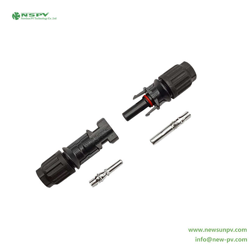 1000VDC PV4.0 DC Solar Cable Connector 30A IP67 Waterproof Detachable Connector for Solar Power Systems