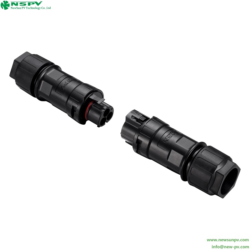 Solar AC 3P/5P Connector(new type) IP68 Rated 50A 500VAC for Renewable Energy Systems