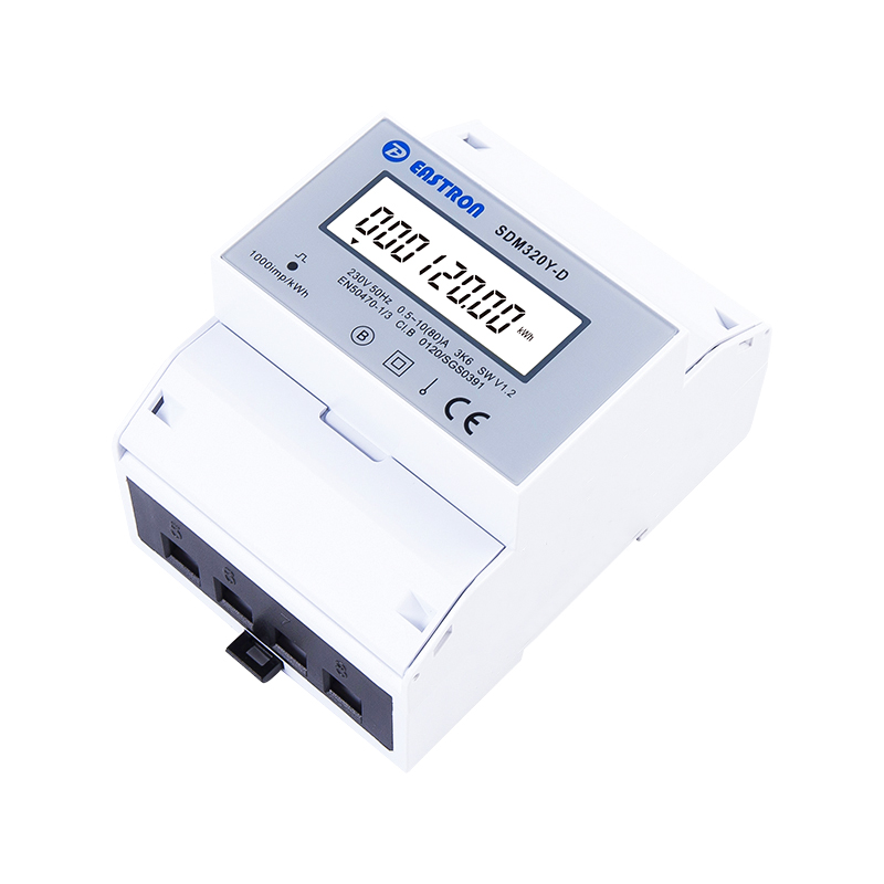 Single Phase MID Energy Meter 100A Direct Load 230V AC Pulse Output for Energy Monitoring