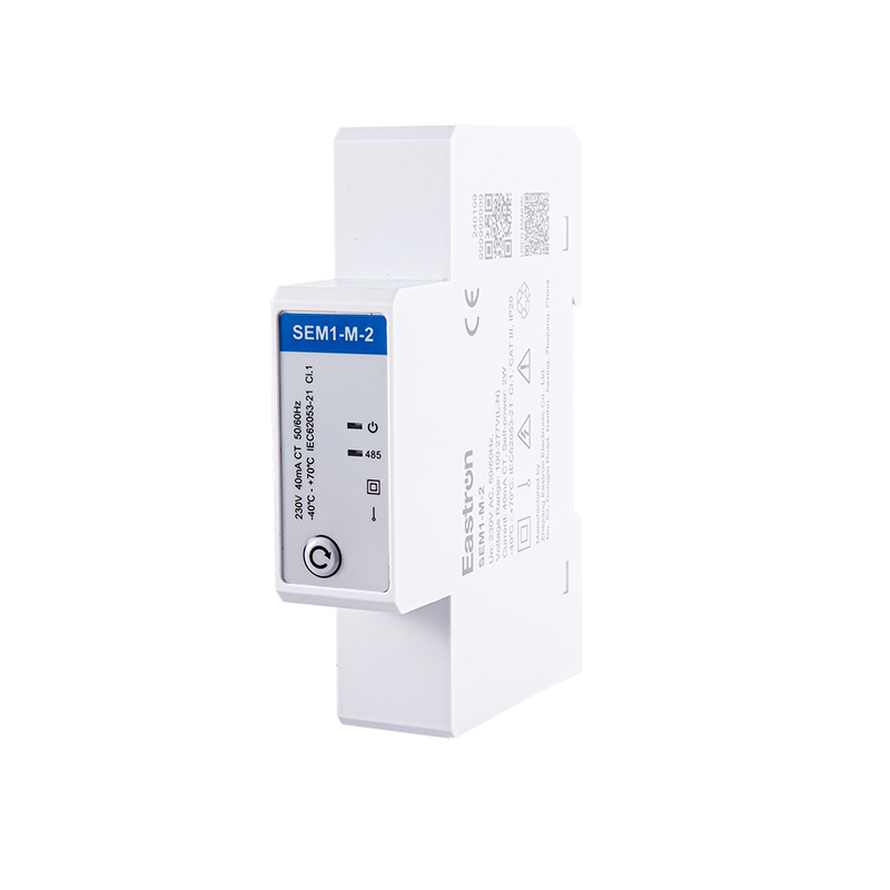 RS485 Din Rail Single Phase Energy Meter with CT Connection Modbus RTU Bi-directional Measurement Multi-Parameter Monitoring Solar PV System Smart Building Industrial Equipment Eastron