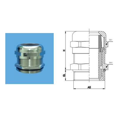 Multi-Pore Cable Gland Explosion-Proof Metal Cable Gland for Battery Systems and Energy Storage Equipment Weyer