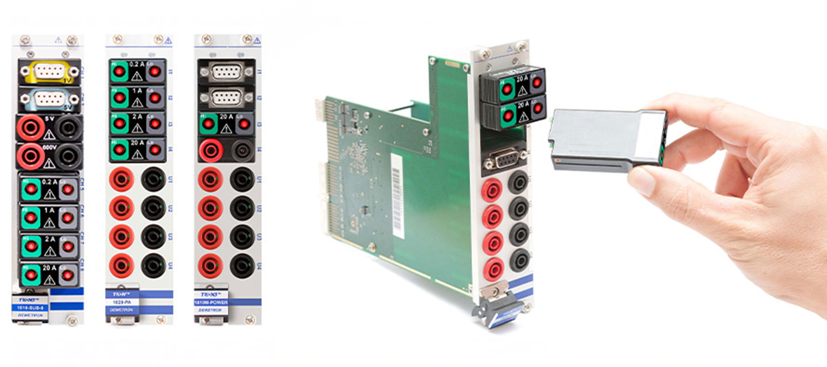 DEWE3-PA8-RM High-Precision Rack-Mount Power Analyzer for 16-Phase Energy and Battery Testing DEWETRON