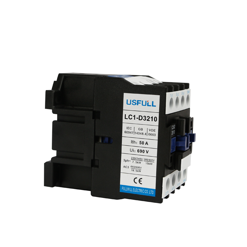 AC Contactor 3P 4P 24V to 415V Coil 9A to 95A 50/60Hz for Motor Control and Industrial Automation USFULL