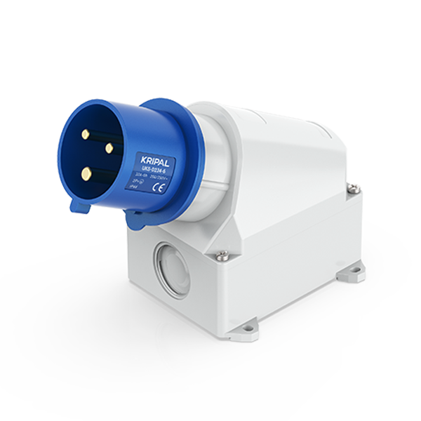 Surface Mounted Plug IP67 Waterproof Industrial Power Socket for Energy Storage Systems in Petrochemical and Industrial Applications Kripal